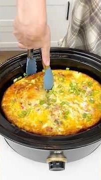 Easy crockpot breakfast #recipe #easyrecipe #crockpot #breakfast #brunch