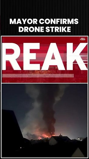 Russia Ukraine War: Moscow Refinery Hit by Drones, Fire & Smoke Over City | India Today