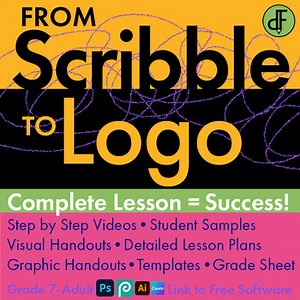Turn a Scribble into a Logo! Complete Graphic Design Lesson