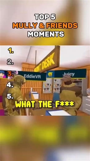 Top MULLY & FRIENDS clips #top5 #mully #vrgame #clips #GamingOnTikTok | Beepteebopsyoutube