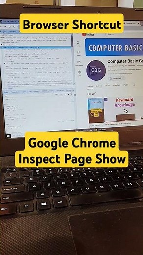 Inspect any Web page in Browser #shorts