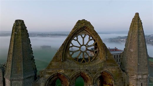 Whitby Abbey, UK: Drone tour of a gothic inspiration for Dracula