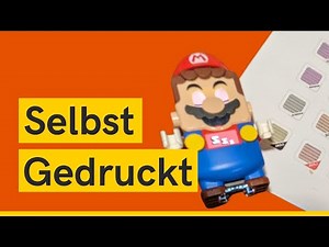 LEGO Mario KOSTENLOSE gedruckte Barcodes! Du kannst LEGO Mario ohne teure Barcode-Fliesen spielen