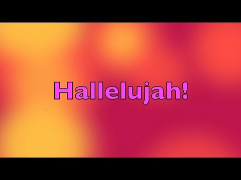 Easter Hallelujah