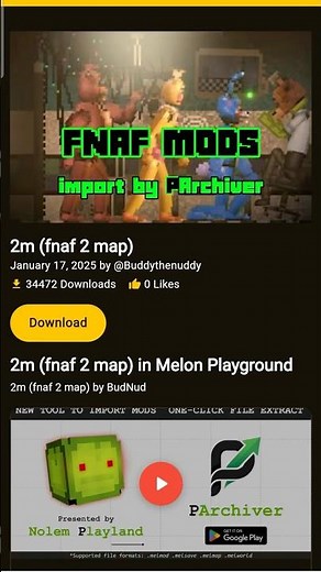 #FNAF Mods MPG Import files by #PArchiver
