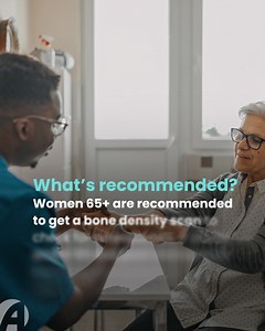 You may not have experienced a fracture yet, but osteoporosis could still be affecting your bone health. 🔍 New recommendations suggest bone density screenings for all women 65 and postmenopausal women under 65 who may be at risk for osteoporosis related fracture. Talk to your doctor to see if a DXA scan is right for you. | Amgen