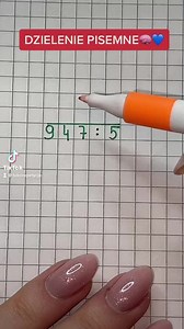 Łapcie dzielenie pisemne🧠💙#matematyka | TuKorepetycje
