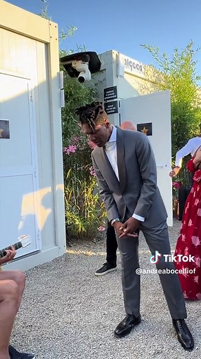 Andrea Bocelli & Jon Batiste Singing Yesterday Backstage