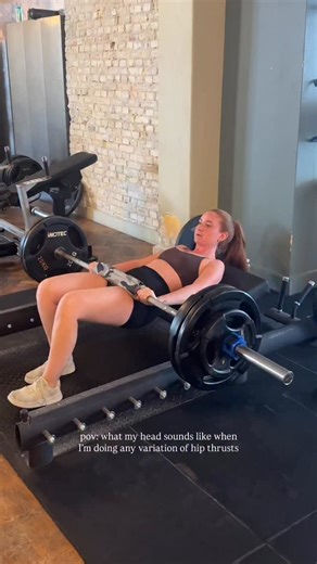 Cece Mathues | I’m just kidding (kind of). I have a beautiful love hate relationship with hip thrust but I knowww how important they are #gym... | Instagram