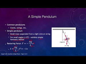 Lesson 5 - Lecture 2 - Simple Harmonic Motion - OpenStax