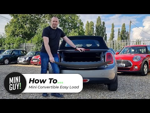 How To Use Mini Convertible Easy Loading | Increase Load Space In The Boot Of Your Mini Convertible