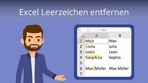 Excel Leerzeichen entfernen • einfach erklärt