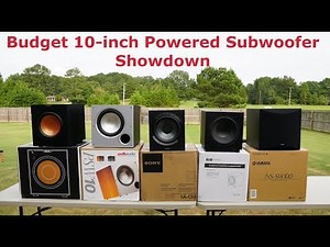 Budget Amazon 10-inch Subwoofer Showdown: Polk, Klipsch, Elac, Yamaha, Sony