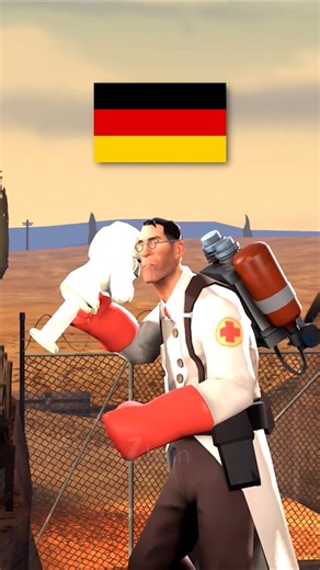 TF2 ‘SPY!!’ in Different Languages - Medic #tf2 #teamfortress2 #shorts #gaming