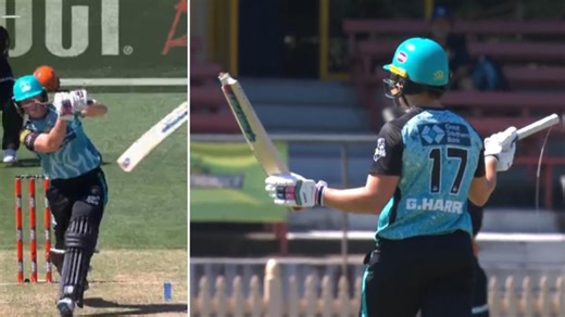 Grace Harris breaks bat in viral WBBL moment