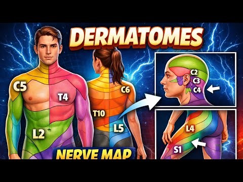 Dermatomes explained in easy way 