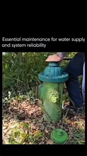 information technology | The image shows a fire hydrant painted green, which is a device used by firefighters to access water for extinguishing fires. Fire... | Instagram