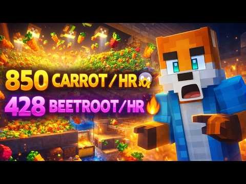 This Minecraft Food Farm Shouldn’t Be This Powerful 😱🥕 #minecraftguide @blindgaming0369