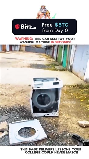 Great minds🧠 on Instagram: "It only took a few seconds for this washing machine to go from perfectly normal to completely destroyed — and the reason will shock you. 😱 Most people think washing machines are tough and can handle anything we throw at them. But one small mistake, one wrong decision, or one ignored warning can turn an everyday appliance into a total disaster. This incident is a reminder that even the most common household machines have limits. Overloading, using the wrong detergent