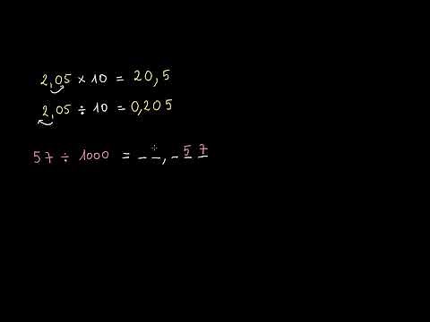 Multiplier ou diviser un nombre décimal par 10, 100 ou 1000