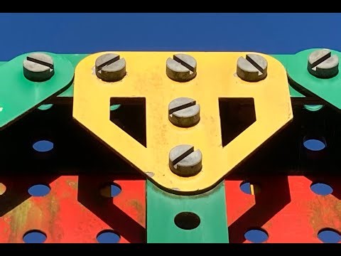 Giant Meccano Bridge - F-J's Physics - Video 235