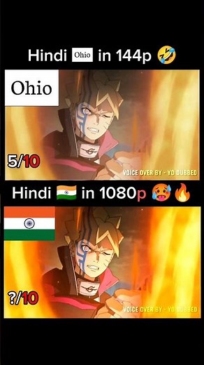 Boruto in Hindi Dubbed Naruto Shippuden Dub Clip - Yo Dubbed #anime #narutoshippuden