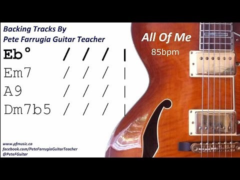 All Of Me Backing Track