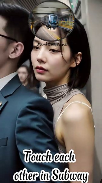 Touch each other in Subway #Subway #RushHour