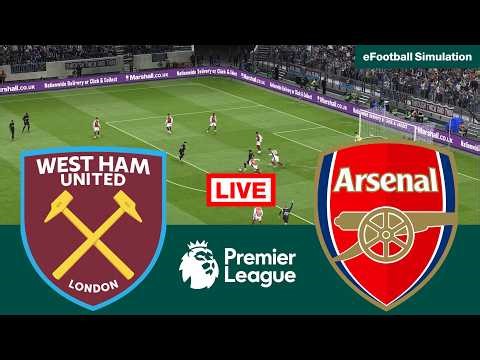 🔴 LIVE : West Ham United vs Arsenal | Premier League 2025/26 | Video Game Simulation