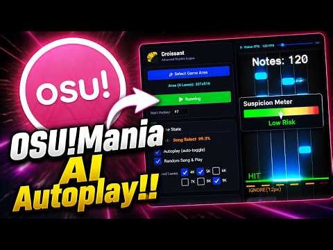 Osu!mania Autoplay bot undetectable!