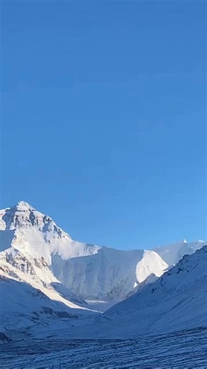 This year the snow came early around Mount Qomolangma Everest, the view before the sunset for all the travelers. Have a wonderful day to all. https://www.tibettravelers.com | Tours & Travel Service - Tibet Travelers