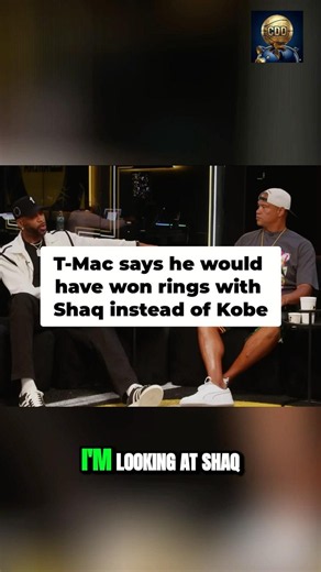 T-MAC SAID HE WOULD HAVE WON MORE RINGS WITH SHAQ THAN KOBE DID 😳🏆 (THIS IS WILD)
