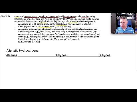 Chemistry 30 Organic Diploma and Test Prep