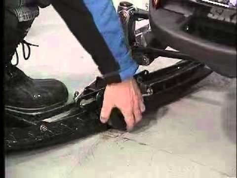 Retrax Maunual Wheel system for snowmobiles