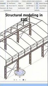 Structural shed modeling in E3D #everything3d