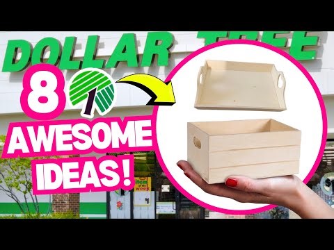 You Will LOVE These! Dollar Tree DIYS Using Wood Crates and Wood Boxes