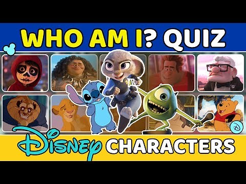 Guess the Disney Character from 3 Clues! | Who Am I? Disney Quiz