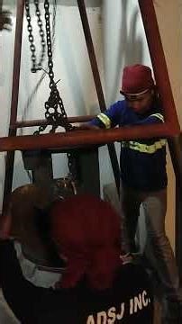 installation of vertical turbine transfer pump