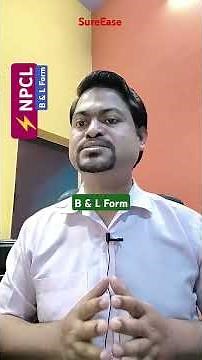 Why B & L Form is Important for Load Upgrade in NPCL Electricity Connection ⚡ | SureEase Guide