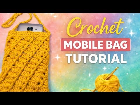 Easy Crochet Mobile Bag Tutorial | Stylish Phone Sling Bag Step by Step for Beginners