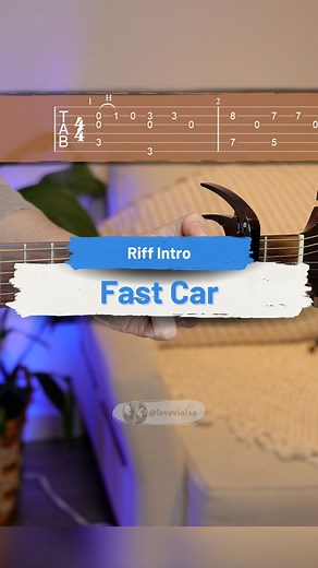 Riff Intro | Tracy Chapman - Fast Car #guitar #guitarra #violao #fblifestyle | Leve Violão