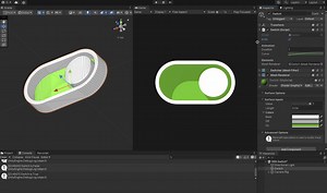 37K views · 459 reactions | Check out this shader-based toggle switch created by Oleg Frolov in Unity, specifically designed for 3D UI in XR. Details: https://80.lv/articles/shader-based-toggle-switch-for-xr-in-unity/ | 80 Level | Facebook