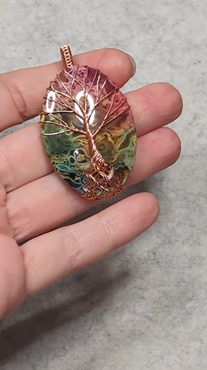 18K views · 691 reactions | Part 6: Bending the branches for a tree of life pendant #wirewrap #wirewrappedpendant #tutorial #jewelrymaking #treependant #treeoflifependant | OxanaCrafts | Facebook