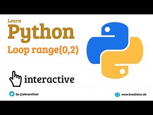 01.5 Looping a fixed amount of times with range - Python List Exercises Tutorial Interactive