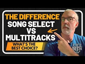 ProPresenter Tutorial: The differences between CCLI (Song Select) and Multitracks song files