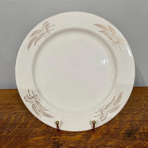 Vintage Lifetime China - "prairie Gold” Dinner Plate - Gold Wheat - 10 3/8” - Etsy