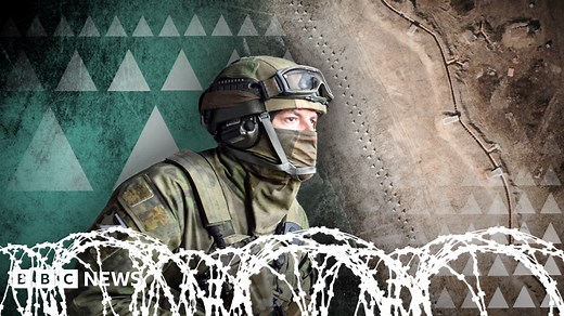 Ukraine war: Satellite images reveal Russian defences before major assault