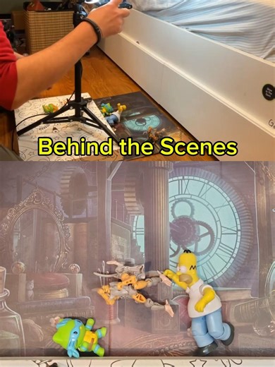 Behind the Scenes Rats! Hello Kitty Ninja Turtles x Homer ‪@JAKKSPacific‬ The Simpsons Stop Motion