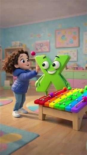 تعلم حرف X للأطفال | X-ray 🩻 و Xylophone 🎵 | تعليم الحروف الإنجليزية بسهولة
