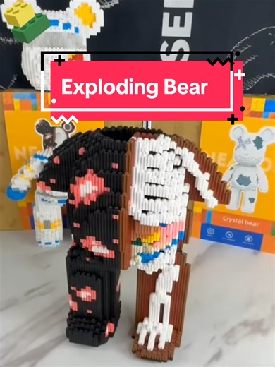 Exploding Bear Building Block #zzzzzzzzzzziii #buildingblocks #tiktokmademebuyit #fyp #dealdrops